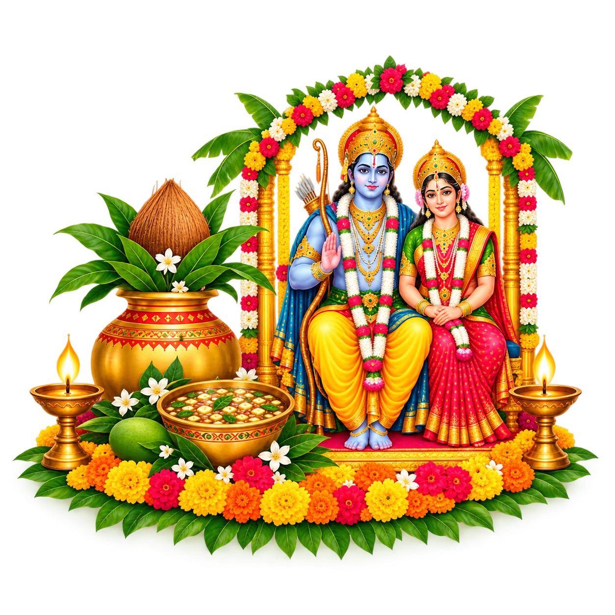 Ugadi and Sri Sitarama Kalyanam celebration